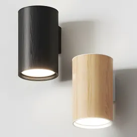 Zero wood wall lamp